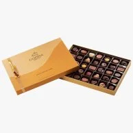 Assorted Chocolate Gold Gift Box, 35 pieces by Godiva