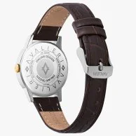 Avalieri Women Brown & Silver Quartz Watch