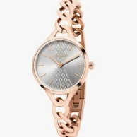Avalieri Women Rose Gold & Silver Quartz Watch