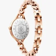 Avalieri Women Rose Gold & Silver Quartz Watch