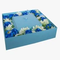 Baby Boy Blue Flower Chocolate Box by Senses