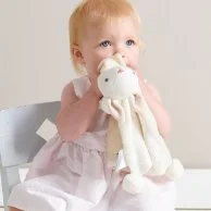 Baby Threads Cream Bunny Comforter By ThreadBear Design