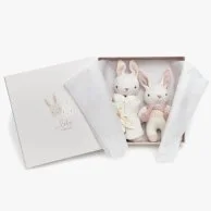 Baby Threads Cream Bunny Gift Set By ThreadBear Design