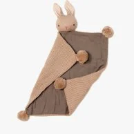 Baby Threads Taupe Bunny Comforter By ThreadBear Design