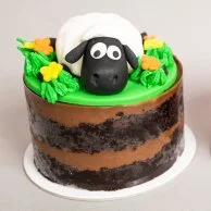 Baby Wooly Sheep Cakes by Sugarmoo