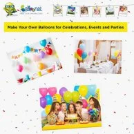 Balloonee Standard Disposable Helium Party Kit - Medium