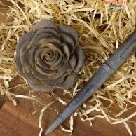 Ballpoint Pen & Gold Rose Chocolate Set by The Amazing Chocolate Workshop