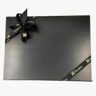 Black Gift Hamper Box by Chocolatier