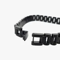Black Stainless Steel Bracelet by Mecal