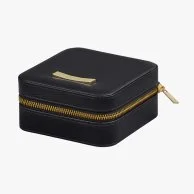 Black Zipped Jewellery Case by Ted Baker
