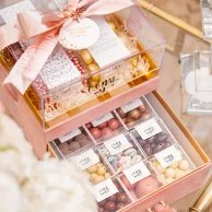 Blessed Moments Tiered Pink Box