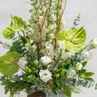 Blooms & Greens Flower Arrangement
