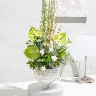 Blooms & Greens Flower Arrangement