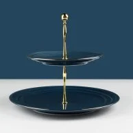 Blue - 2 Tier Plate From Harmony