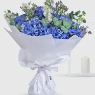 Blue Clouds of Hydrangea Bouquet