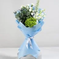 Blue Delphinium Hand Bouquet