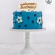 Blue Flower Cake by Magnolia Bakery