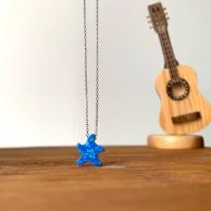 Blue Opal Starfish Necklace