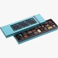 صندوق شوكولاتة كلاسيك مستطيل أزرق من جيف دي بروج 
