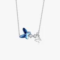 Blue Vania Necklace by La Flor