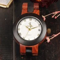 ساعة بوبو بيرد الخشبية -كحلي