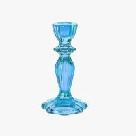 Boho Blue Glass Candle Holder by Talking Tables