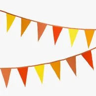 Boho Fabric Bunting 3meters by Talking Tables