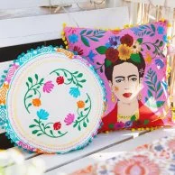 Boho Frida Pink Cushion 45x45cm by Talking Tables