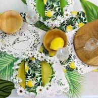 Boho Lemon Party Napkin 20pc Pack by Talking Tables