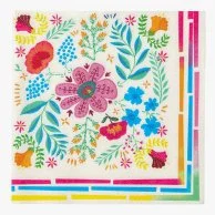 Boho Mix Floral Party Napkin 20pc Pack by Talking Tables