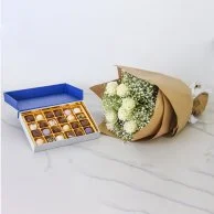 Bonbon Box  and Flowers Bundle by Lilac (24 pcs)