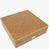 صندوق تمور خشبي بلون بني من فوري وجالاند