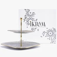 Cake Stand - Ikram - Grey