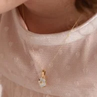 Camellia Diamond Necklace