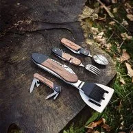 Camping Cutlery Tool, Wood By Gentlemen's Hardware