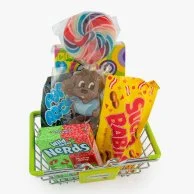 Candylicious Mini Shopping Basket Gift Pack (Green) by Candylicious 