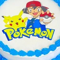 Cartoon Character Photo Cake by Celebrating Life Bakery