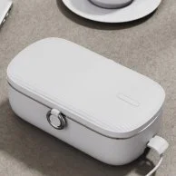 صندوق غداء كهربائي كازما أبيض من جاساني