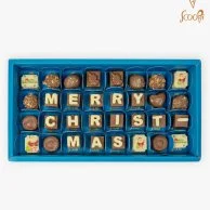Merry Christmas Assorted Chocolate Box by Scoopi