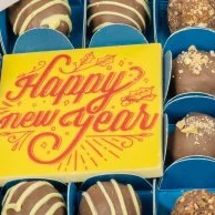Happy New Year Chocolate Box by Scoopi