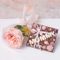 Chocolate Bar and Rose by NJD