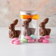 Chocolate Bunnies in a Jar