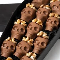 Chocolate Skulls Gone Nuts by NJD