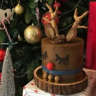 Christmas Rudolph Cake by Pastel Cake 