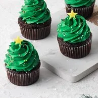 Christmas Tree Cupcakes by Cake Social