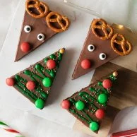 Christmas Tree & Rudolf Brownies by Cake Social