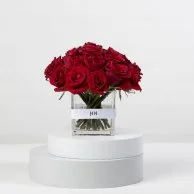 Classic Red Rose Arrangement 