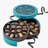 صندوق شوكولاتة كلاسيك سيكشن شكل مستدير من جيف دي بروج (كبير)