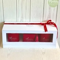 صندوق هدايا كلاسيك تريو - أحمر من بليزير