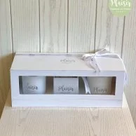 Classic Trio Gift Box - White by Plaisir